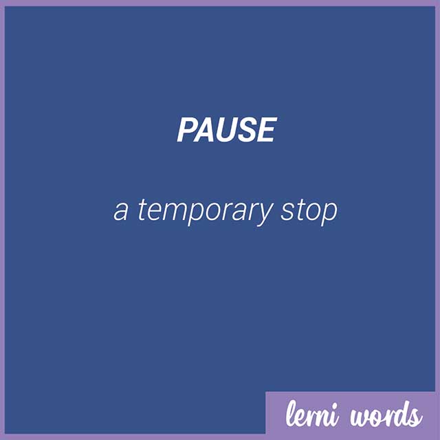 Paws/Pause 