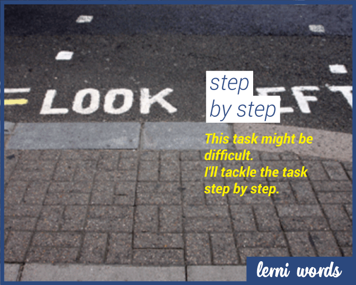 Step by step - Lerni Words